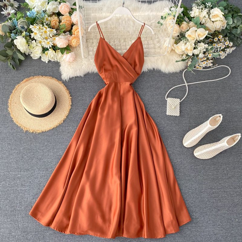 LD 88-96 Eveline Summer Dress Pantai Korea Fairlady