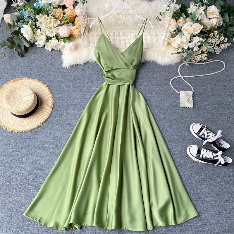 LD 88-96 Eveline Summer Dress Pantai Korea Fairlady