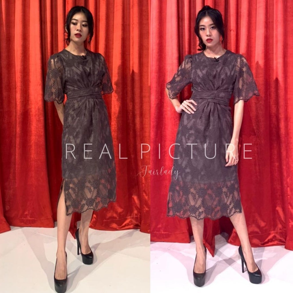 [READY] LD 92 Caly Brukat Lace Dress