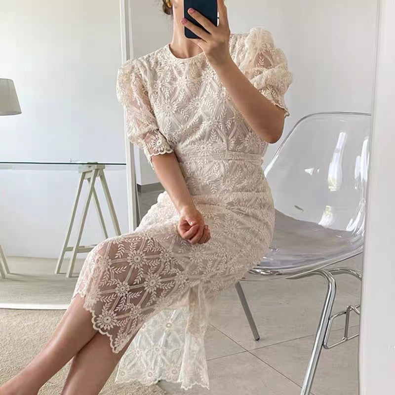 [READY] LD 92 Caly Brukat Lace Dress