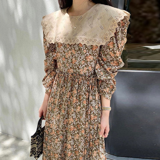 LD 92 Viera Floral Dress Korea Fairlady