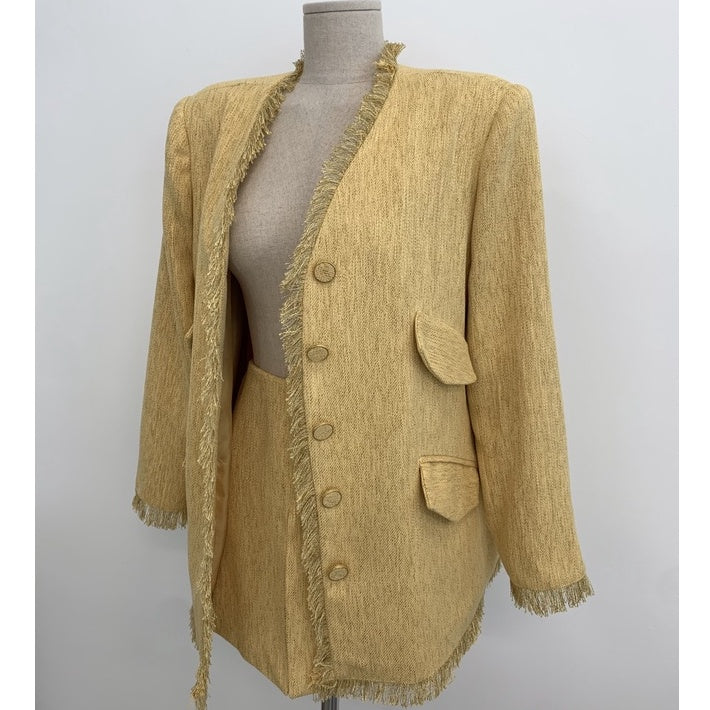 Myrna Tweed Set Blazer + Shorts