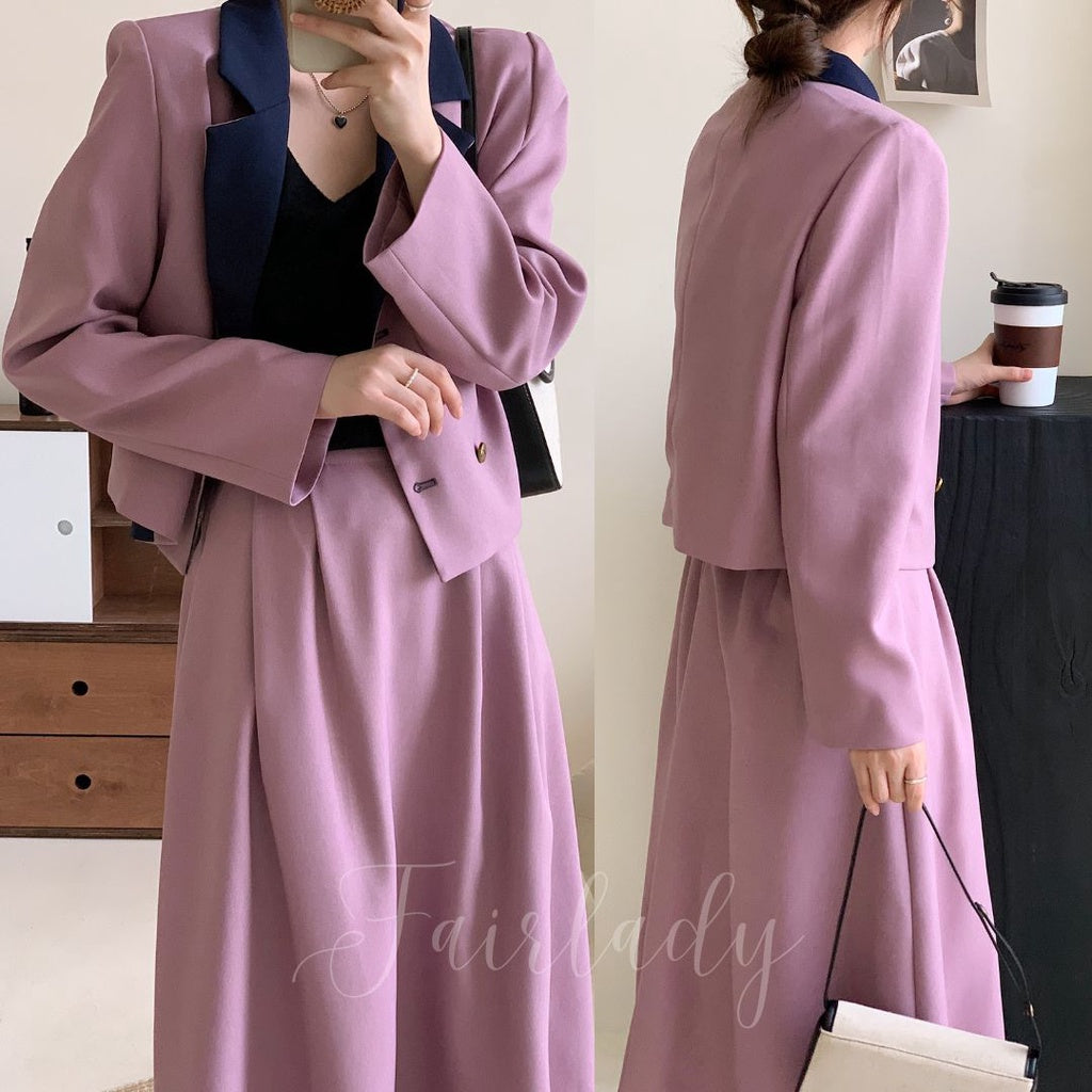 Vanda Set Blazer+Skirt Korea Fairlady