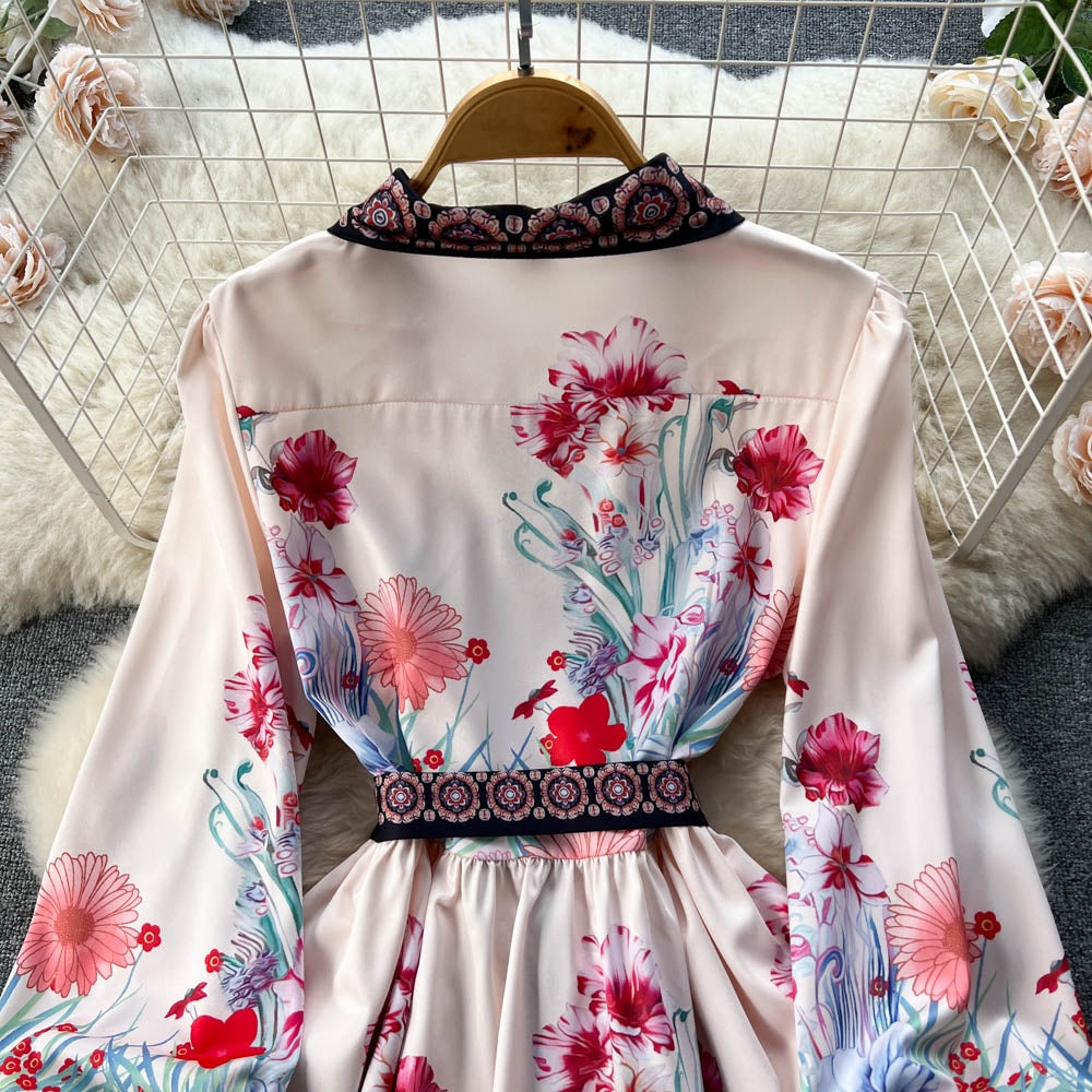 Marika Floral Dress Korea Fairlady