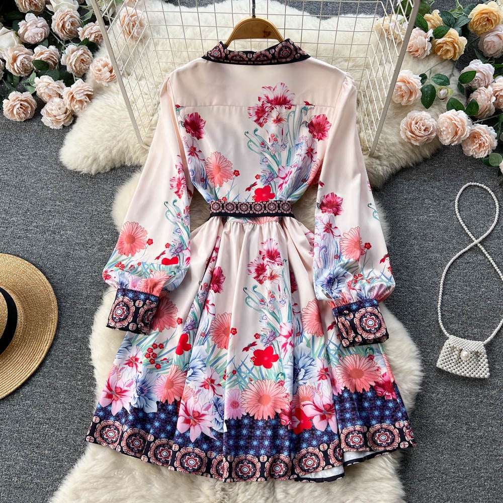 Marika Floral Dress Korea Fairlady