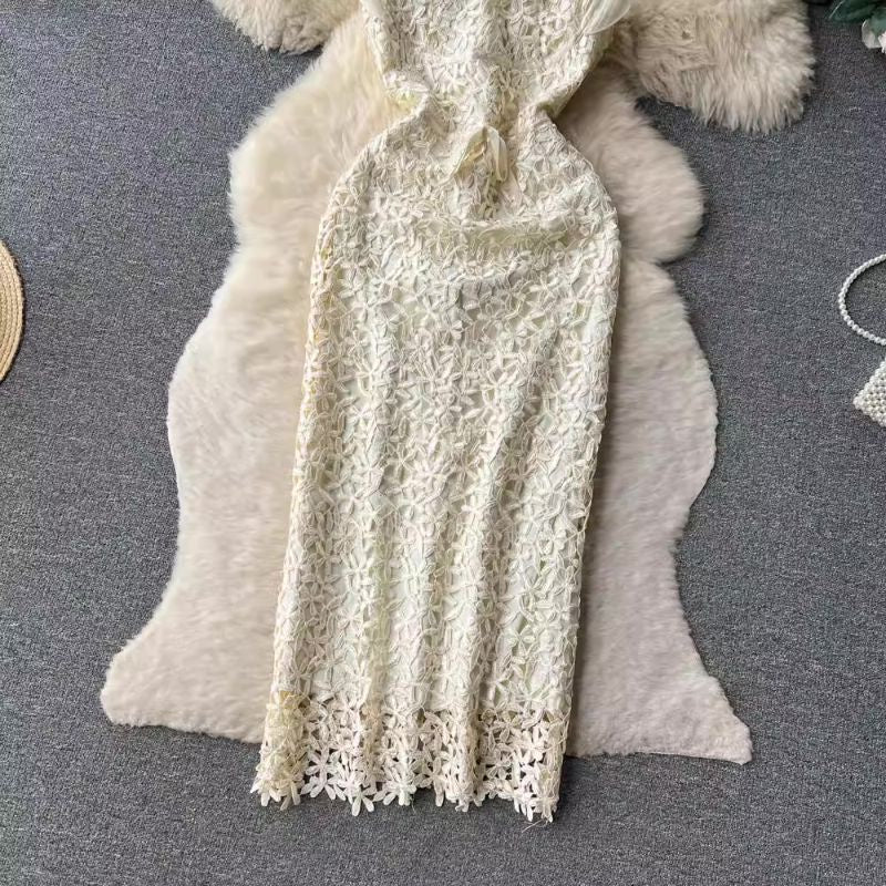 [READY] Milleva Ivory Brukat Dress Fairlady 181