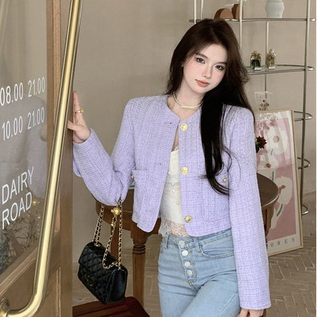 Erena Tweed Blazer Korea Fairlady