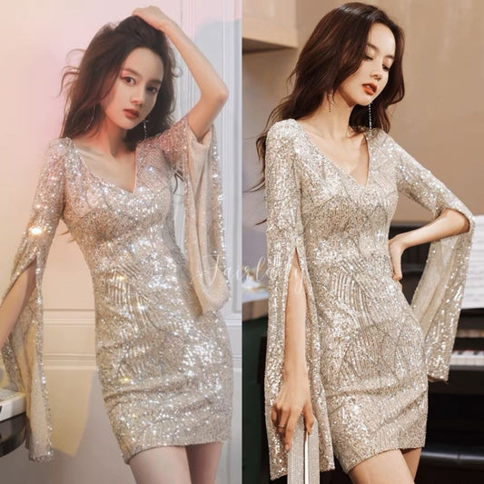 LD 88-98 Nives Sequin Mini Dress