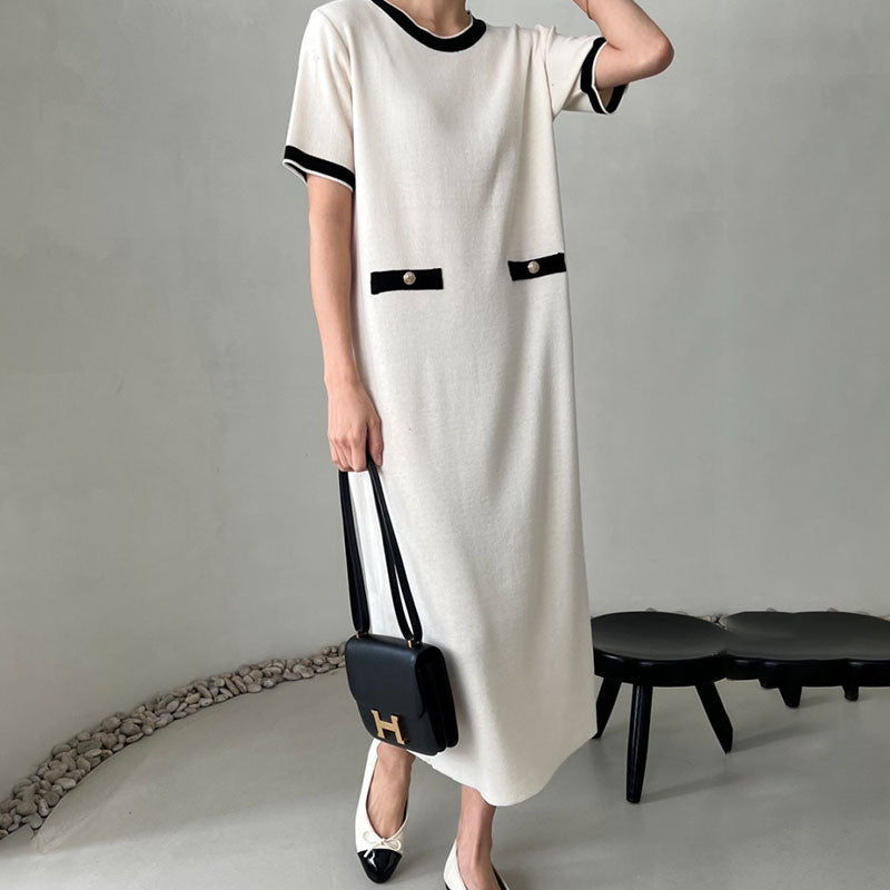 LD 100-108 Oria Knit Midi Dress Korea