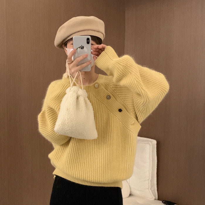 LD 110 Bernetta Knit Sweater Rajut Korea Fairlady