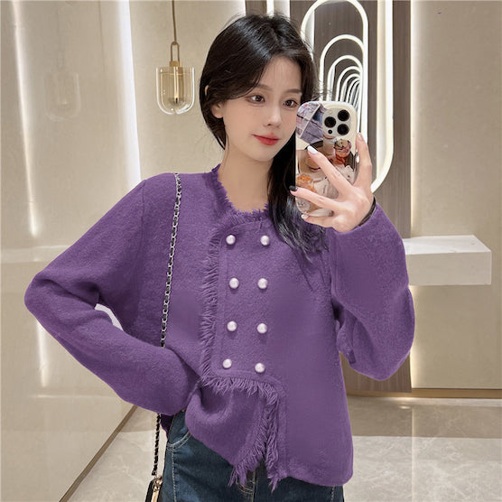 LD 100 Henrietta Wool Fur Sweater Korea Fairlady