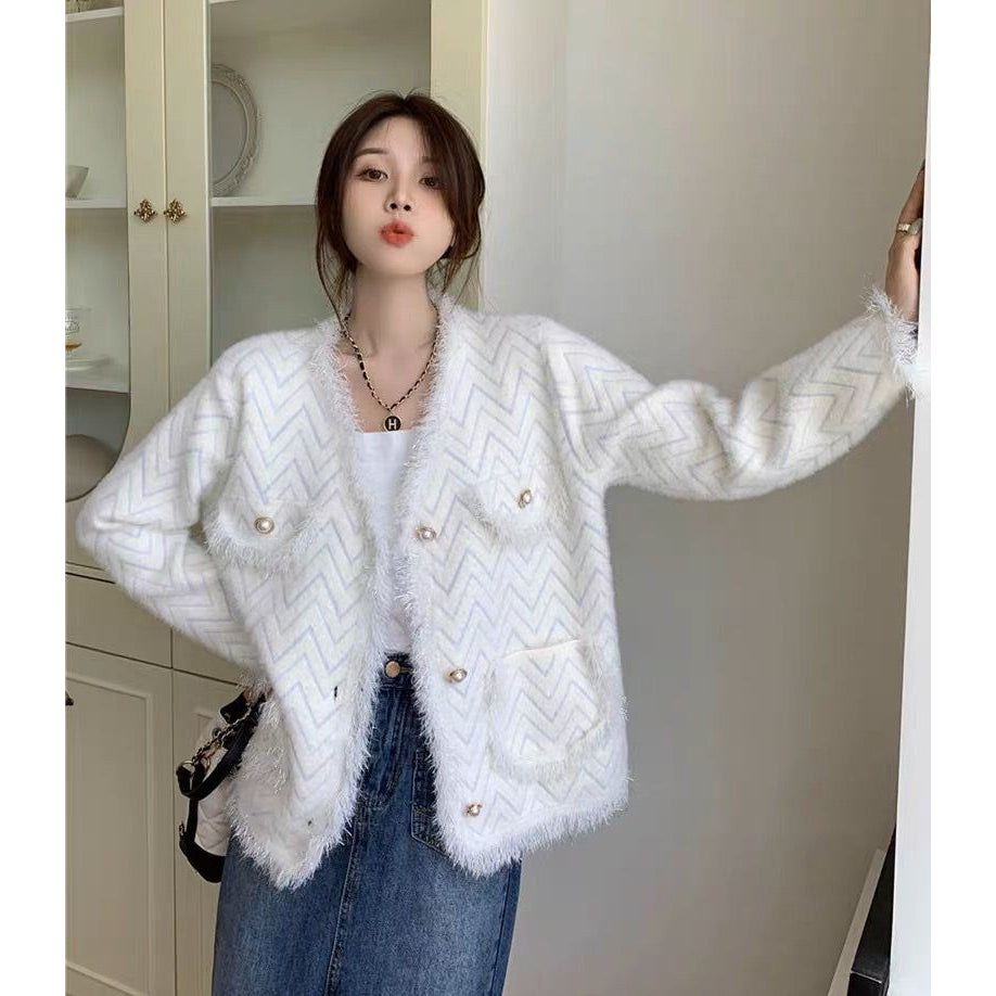 LD 98 Suzy Wool Fur Blazer Bulu Korea Fairlady