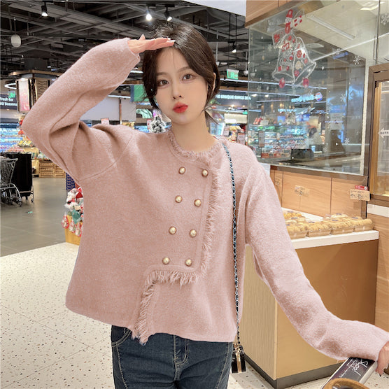 LD 100 Henrietta Wool Fur Sweater Korea Fairlady