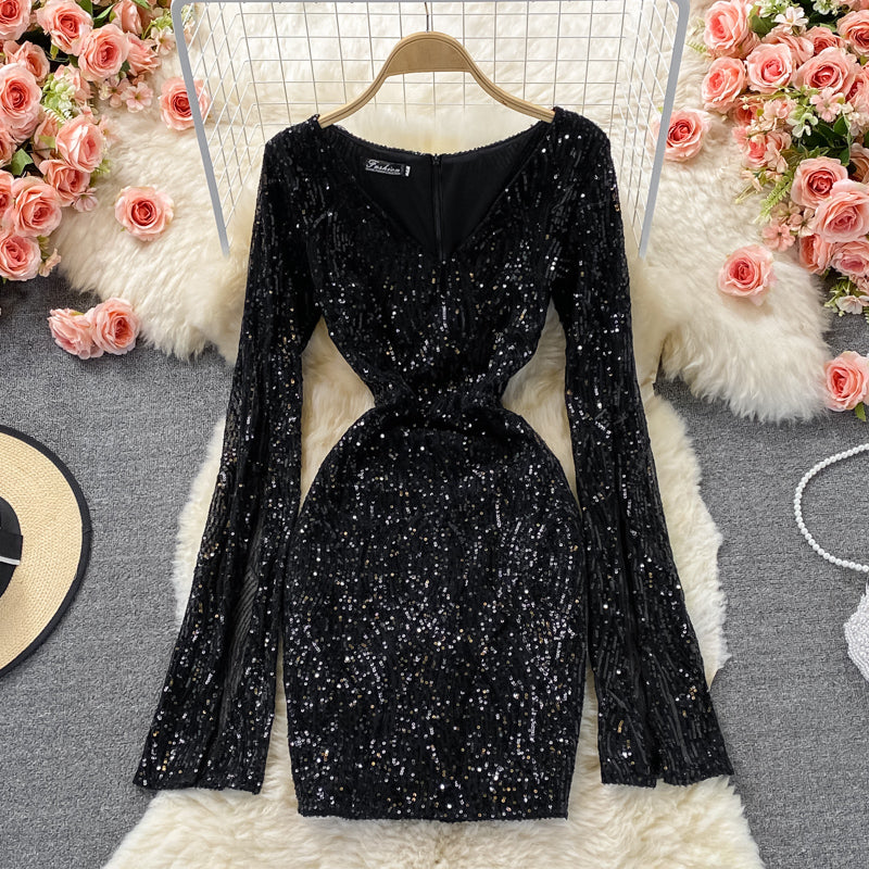 LD 88-98 Nives Sequin Mini Dress