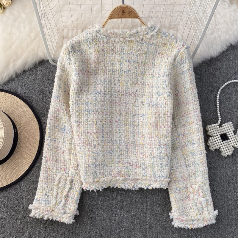 LD 100 Nadica Broken White Tweed Blazer Korea Fairlady