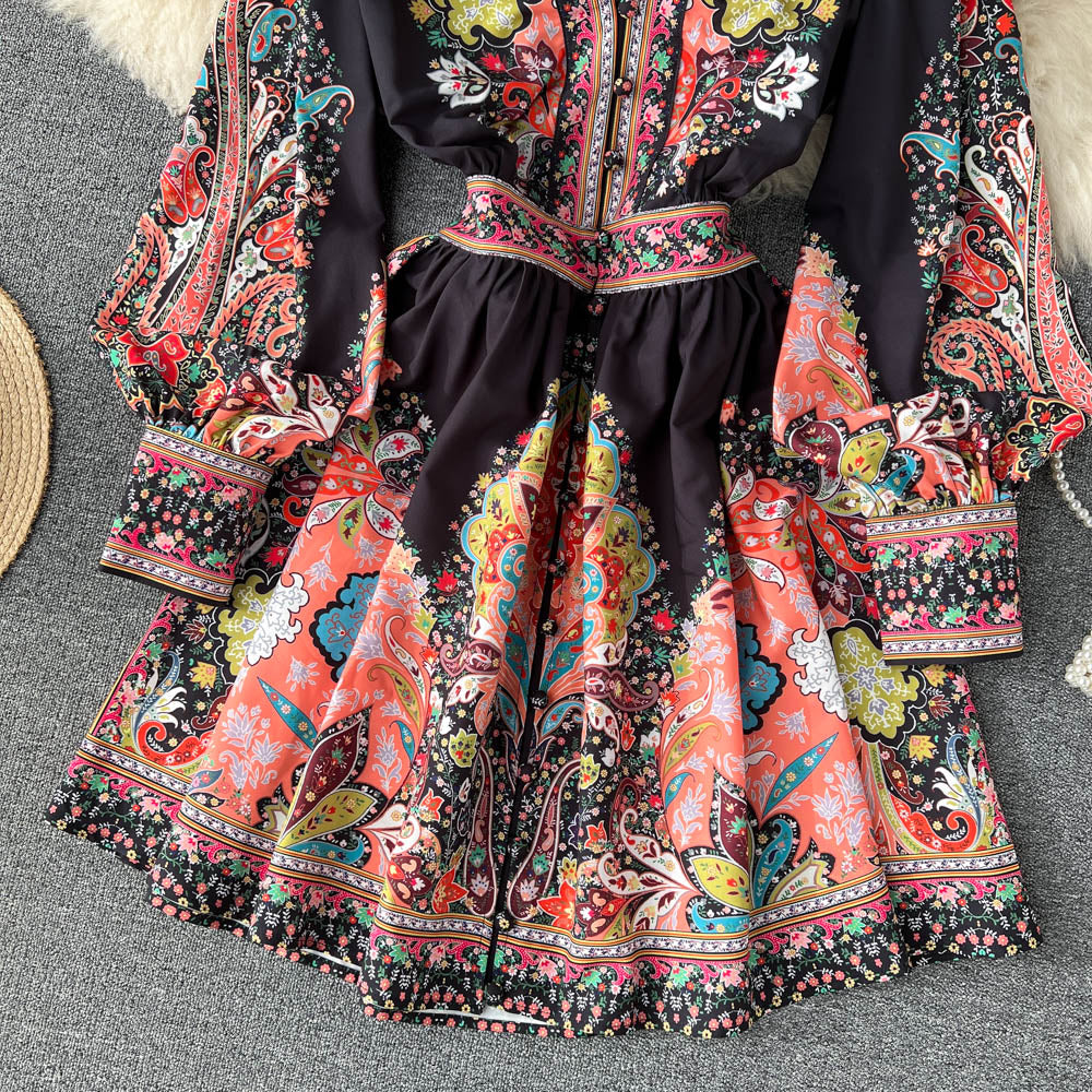 LD 96-100 Malia ZM Floral Dress Korea Fairlady