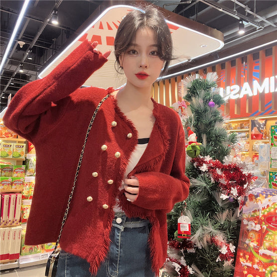 LD 100 Henrietta Wool Fur Sweater Korea Fairlady