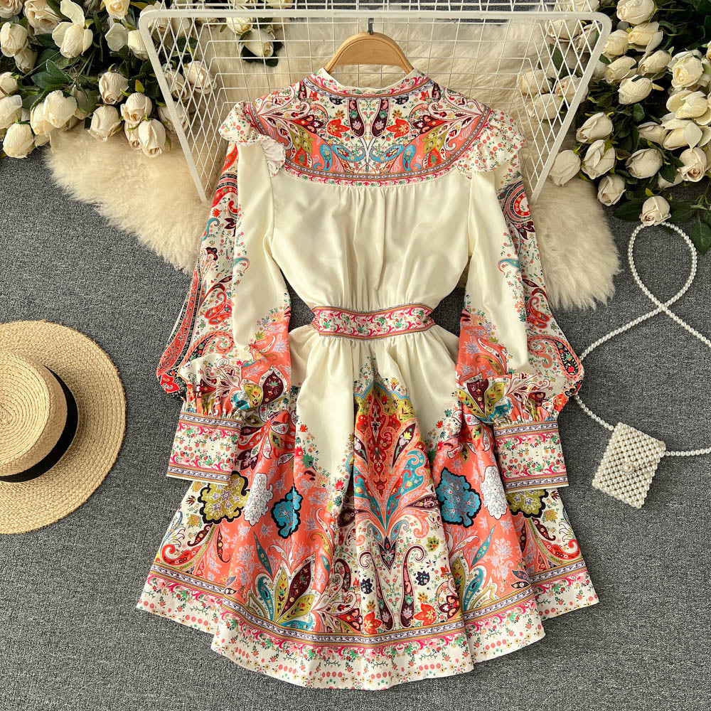 LD 96-100 Malia ZM Floral Dress Korea Fairlady