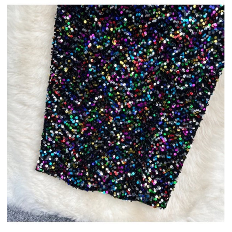 [READY STOCK] LP 68-78 Valen Sequin Party Skirt Rok Pesta Wanita Korean Style Premium Fairlady_id 8/5