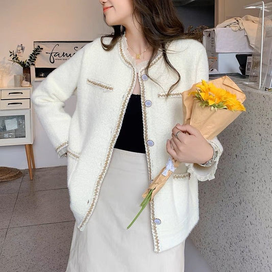 Sigrid Fur Cardigan Blazer Korea Fairlady