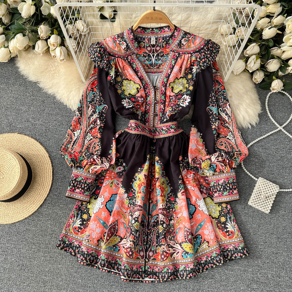 LD 96-100 Malia ZM Floral Dress Korea Fairlady