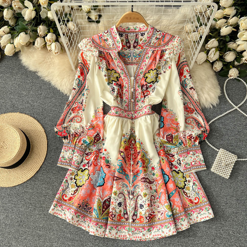 LD 96-100 Malia ZM Floral Dress Korea Fairlady