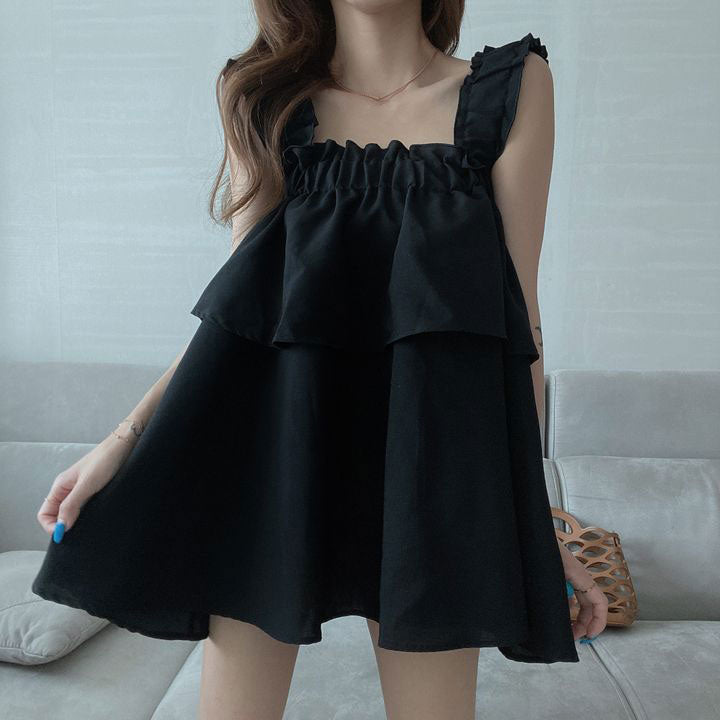 LD 64-100 Ollie Mini Dress/Top Atasan Wanita Korean StyleFairlady