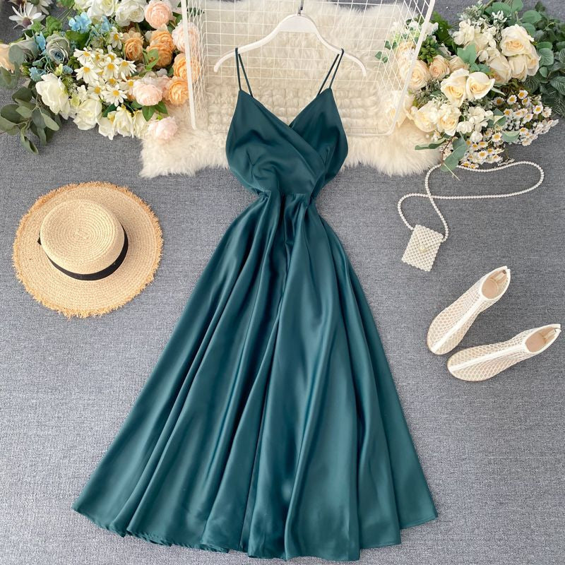 LD 88-96 Eveline Summer Dress Pantai Korea Fairlady