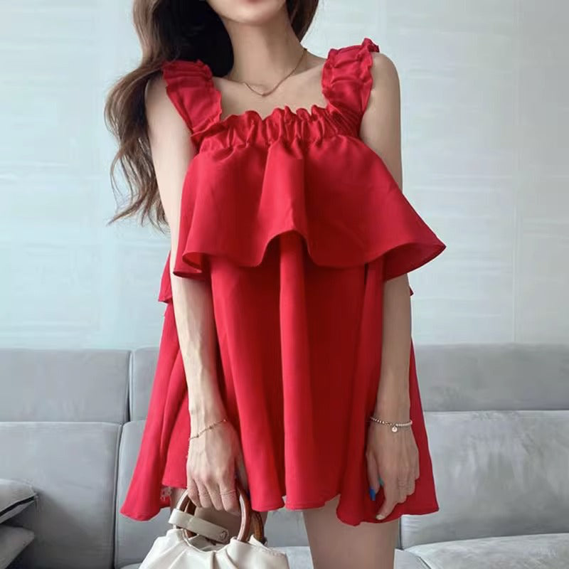 LD 64-100 Ollie Mini Dress/Top Atasan Wanita Korean StyleFairlady