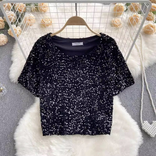 LD 110 Varaya Sequin Top Pesta