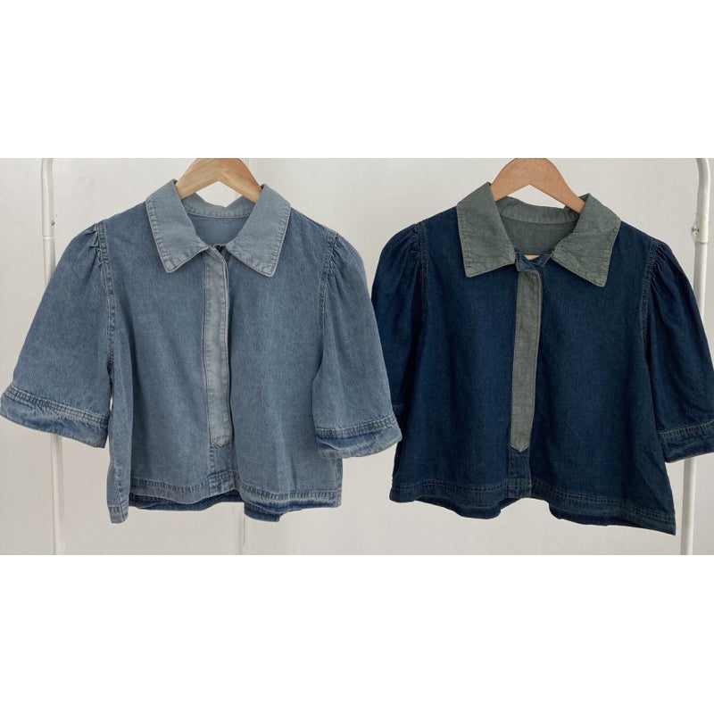 LD 86 Ayane Denim Top Fairlady 133