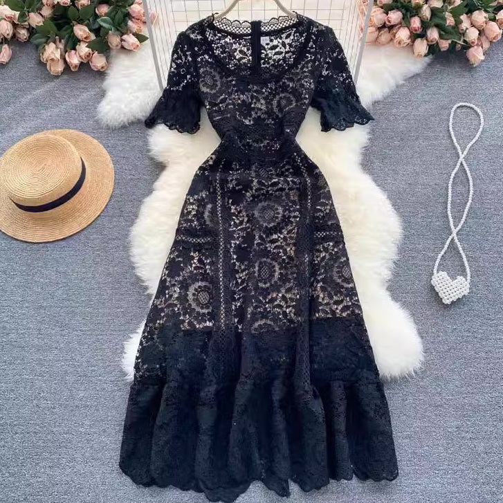 [READY] LD 86-94 Cecillia Brukat Lace Maxi Dress