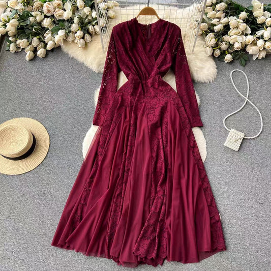 LD 94-96 Abigail Brukat Maxi Dress Fairlady 161