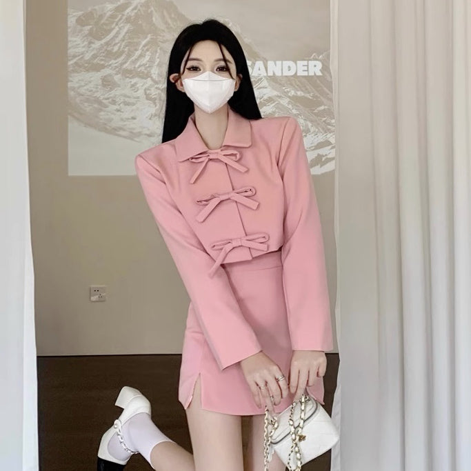 LD 98/76 Abby Dusty Pink Set Blazer+Skirt Fairlady 166