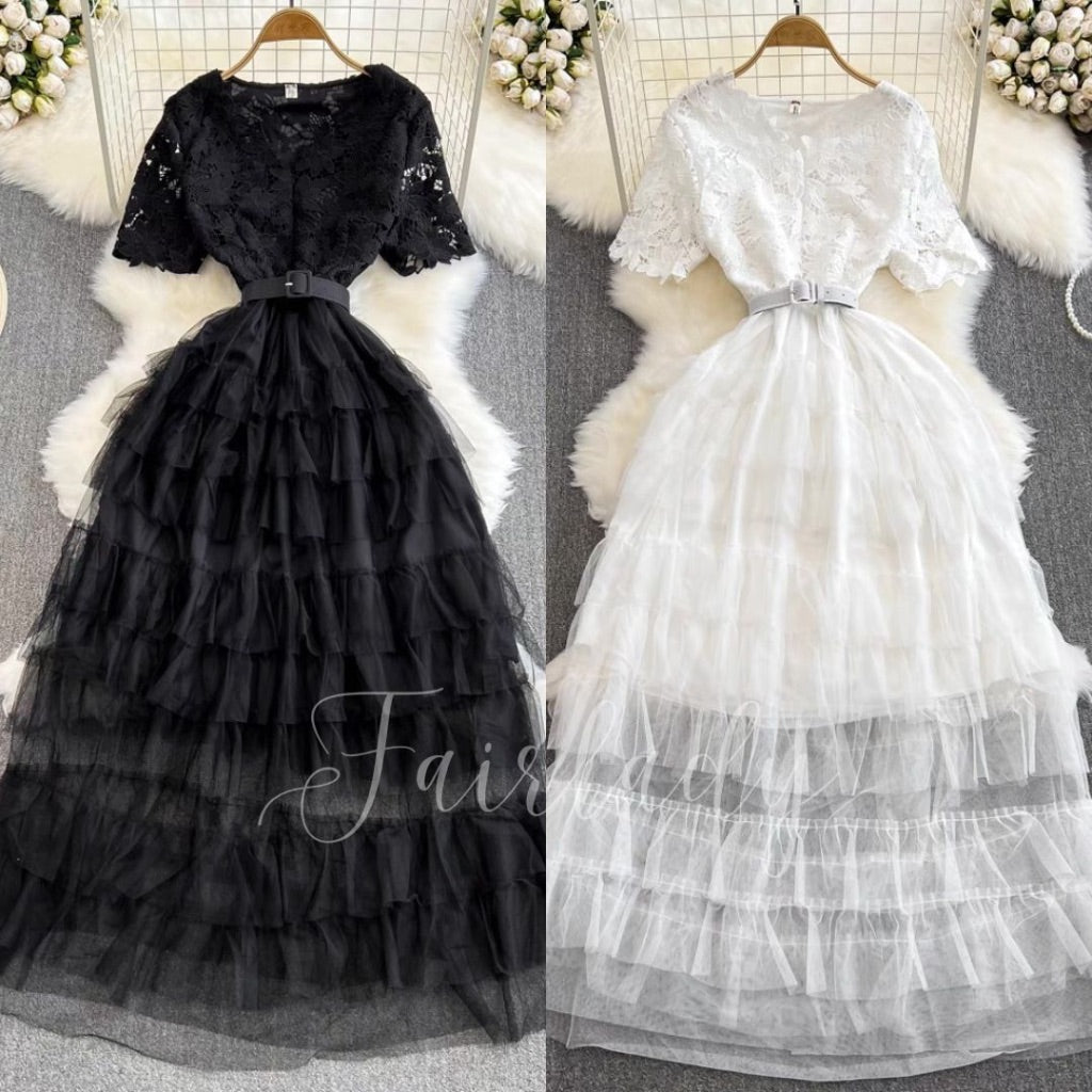 [READY] LD 86-88 Rachel Brukat Tutu Lace Dress Korean Style Premium Fairlady 161