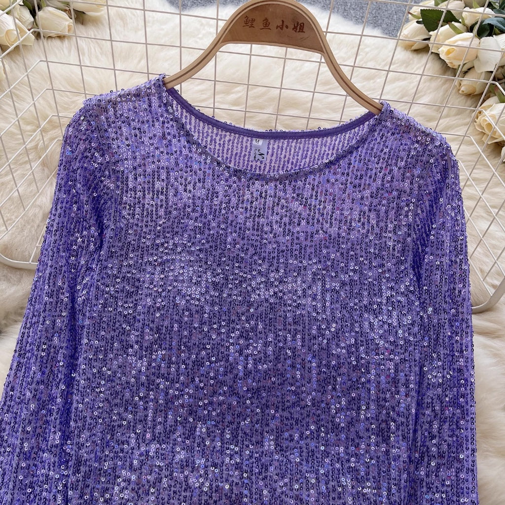 LD 84-94 Karly Sequin Top