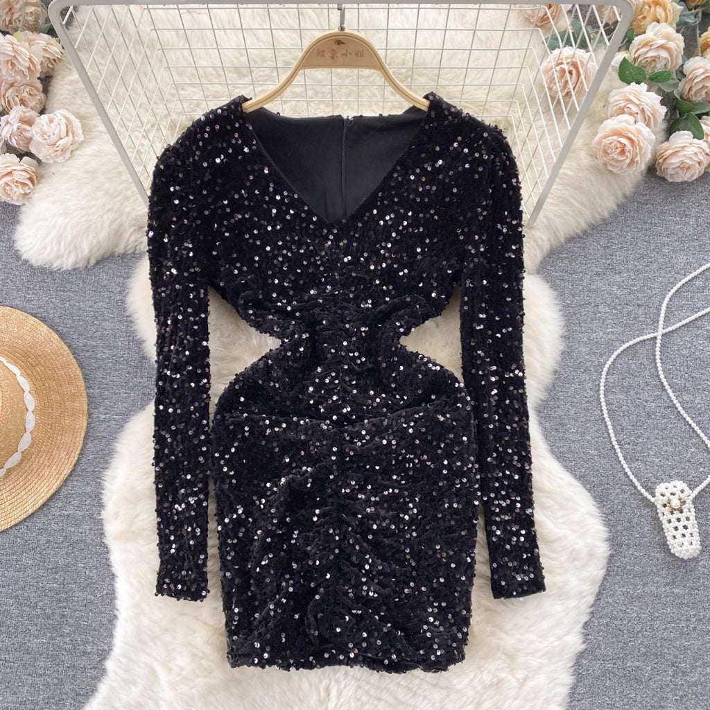 [READY] LD 86-94 Gloria Sequin Mini Dress