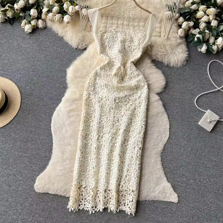 [READY] Milleva Ivory Brukat Dress Fairlady 181