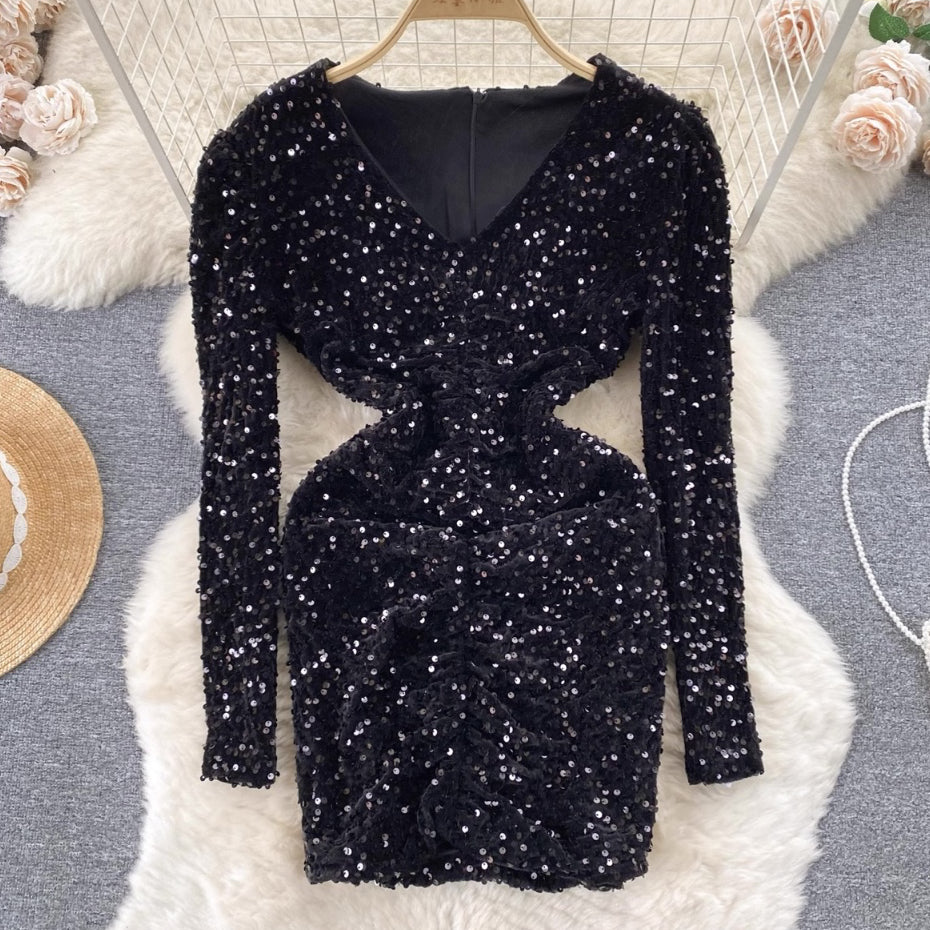 [READY] LD 86-94 Gloria Sequin Mini Dress