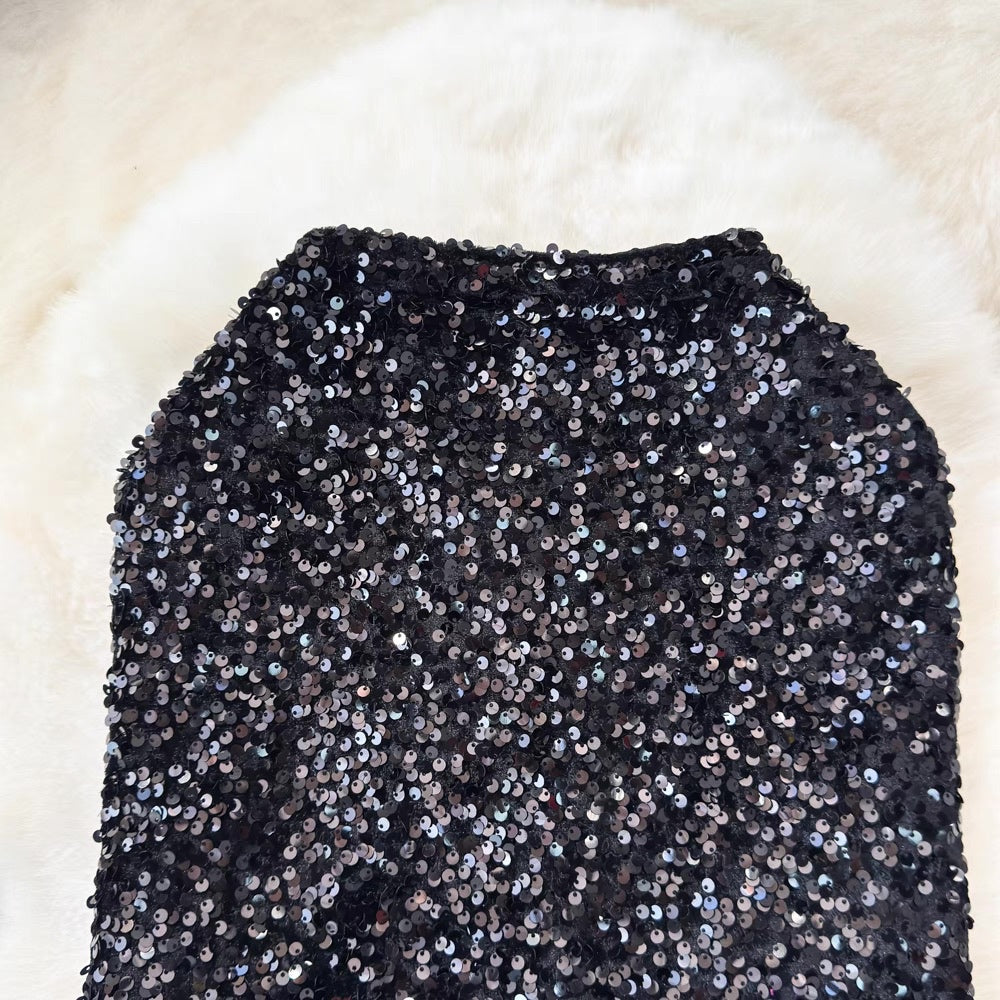 [READY] LP 76-78 Maisie Sequin Mini Skirt