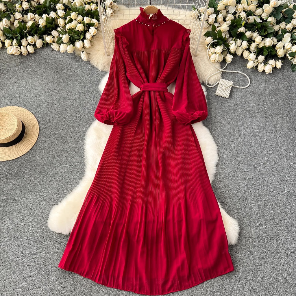 [READY STOCK] LD 108-112 Esmee Red Dress Pesta Wanita Korean Style Premium Fairlady 30/07