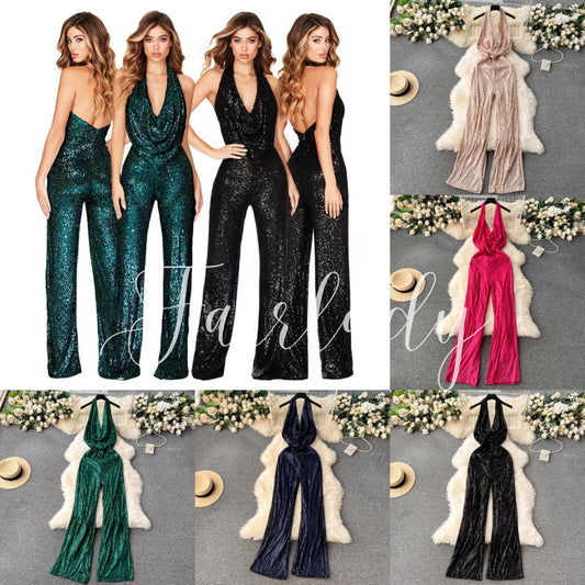 [READY STOCK] BIG LD 76-114 Meera Sequin Jumper Pants Pesta Korean Style Premium Fairlady 10