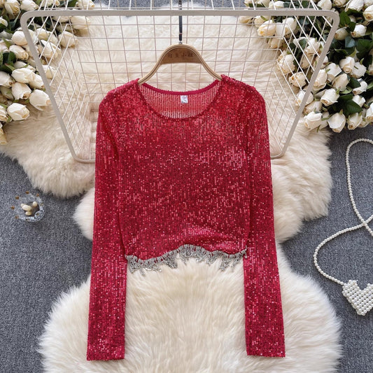 LD 84-94 Karly Sequin Top