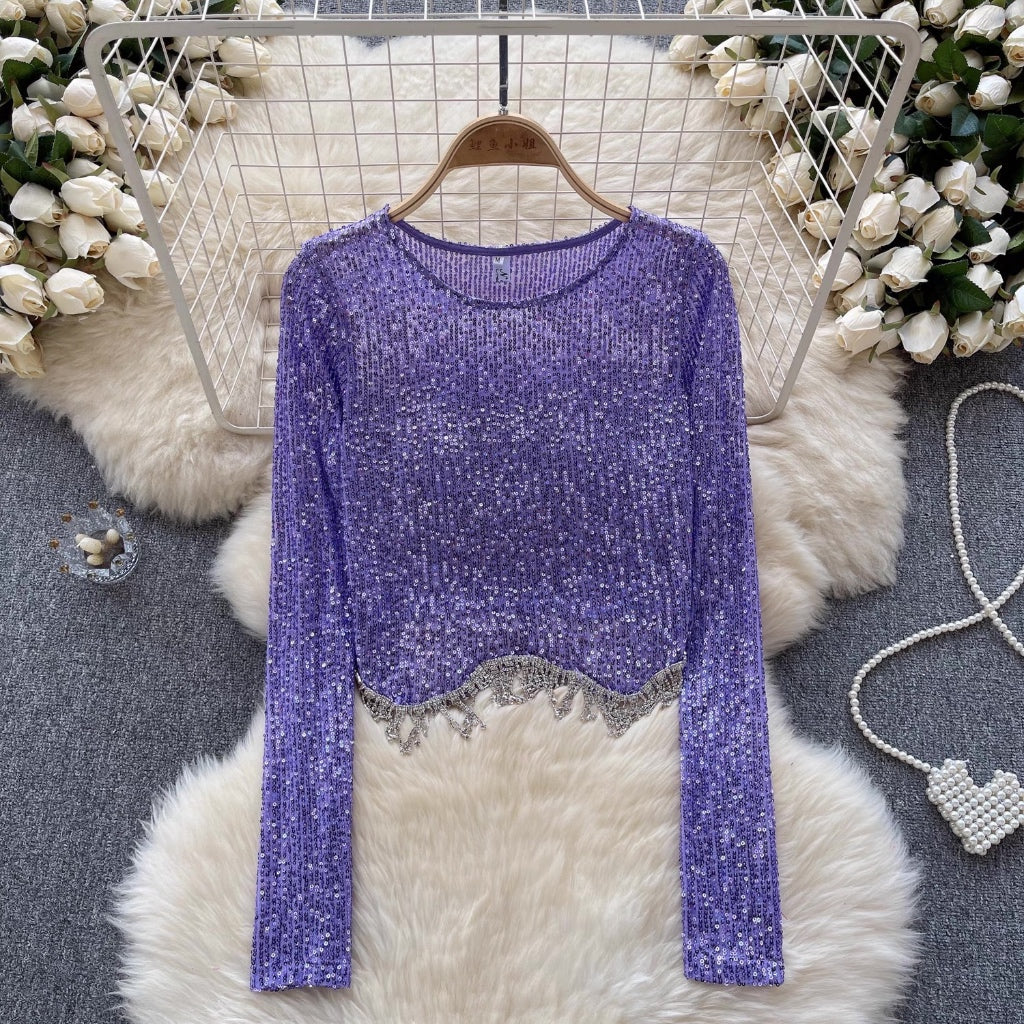 LD 84-94 Karly Sequin Top