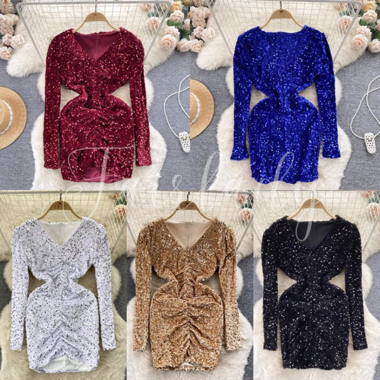 [READY] LD 86-94 Gloria Sequin Mini Dress