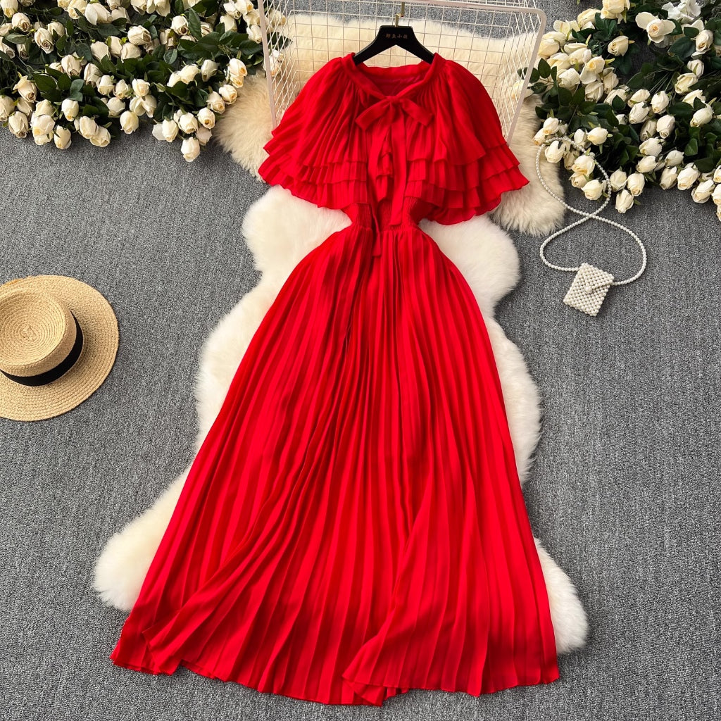 [READY STOCK] LD 78-100 Winona Red Dress Pesta Wanita Korean Style Premium Fairlady 30/07