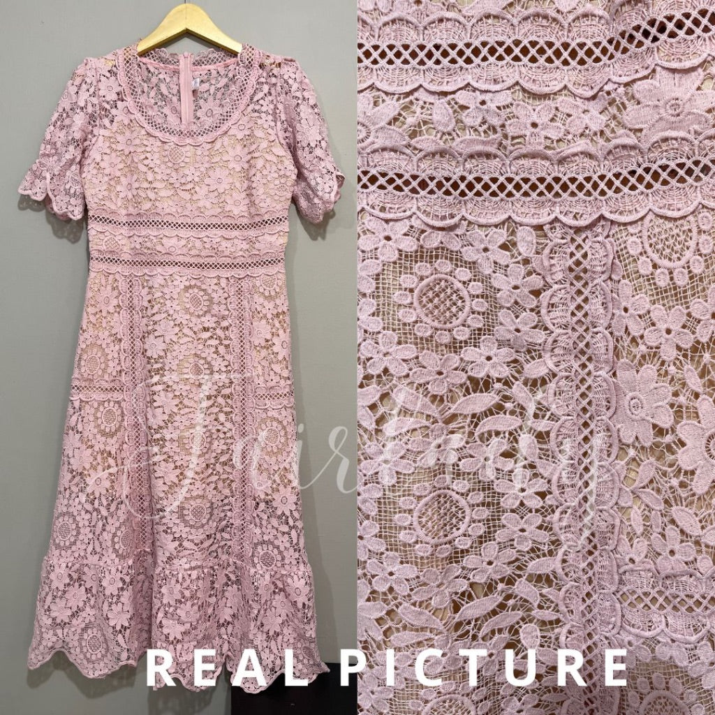 [READY] LD 86-94 Cecillia Brukat Lace Maxi Dress