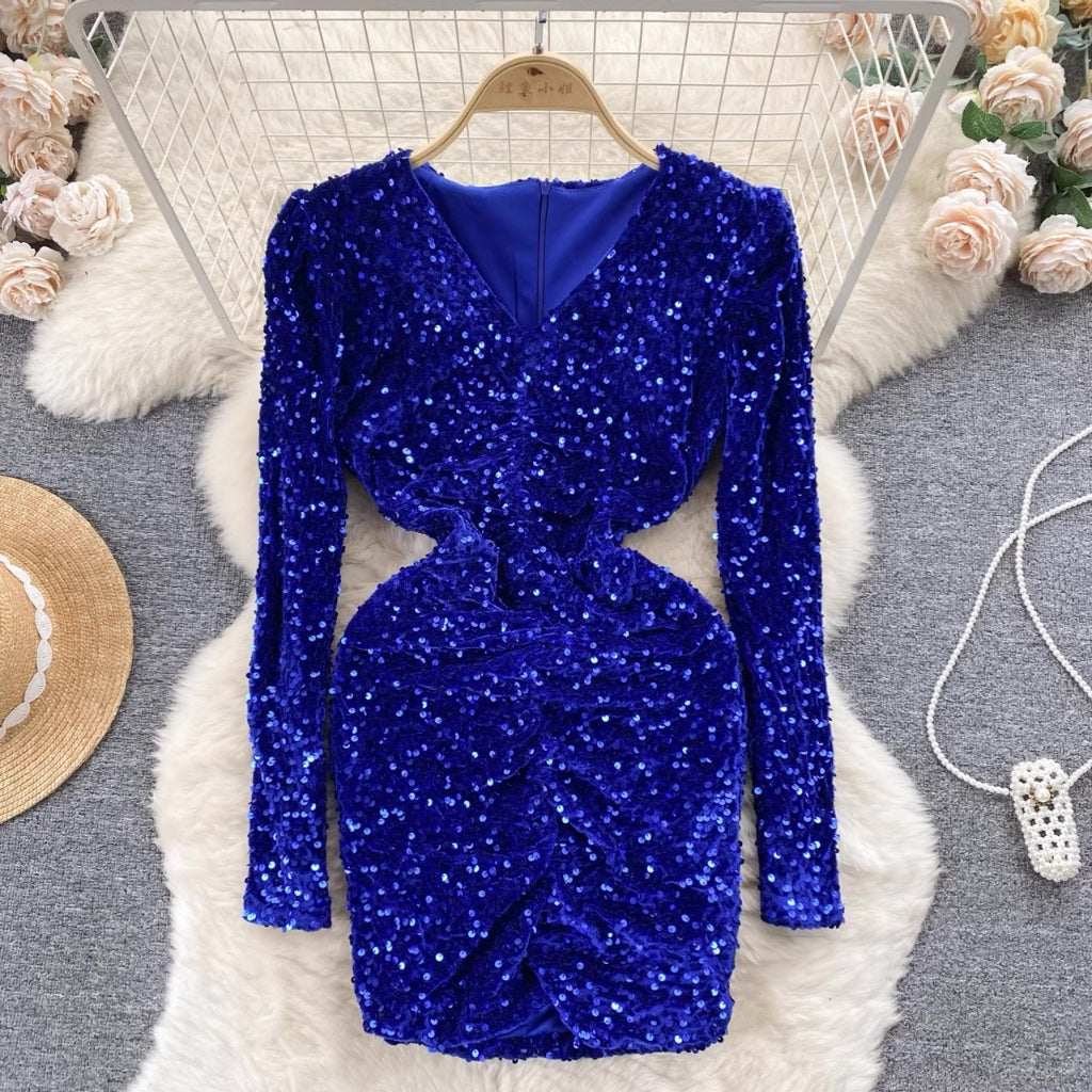 [READY] LD 86-94 Gloria Sequin Mini Dress