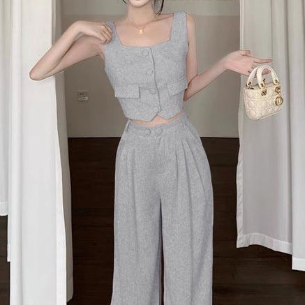 LD 88-90/70 Irida Tweed Set Top+Pants Fairlady 135