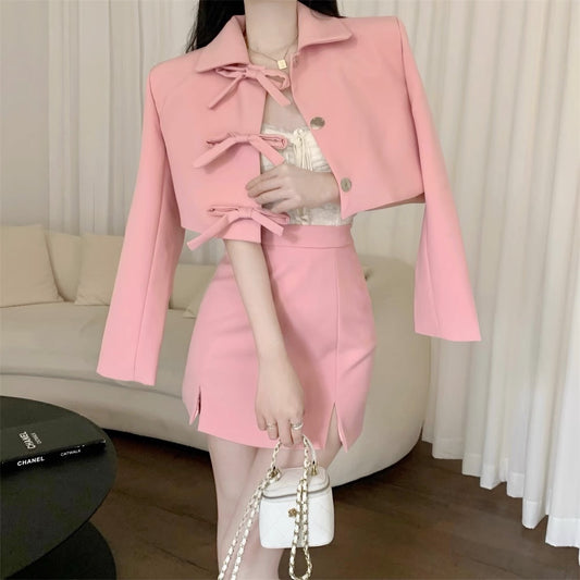 LD 98/76 Abby Dusty Pink Set Blazer+Skirt Fairlady 166